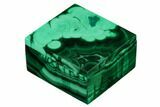 Polished Malachite Jewelry Box - Congo #169868-1